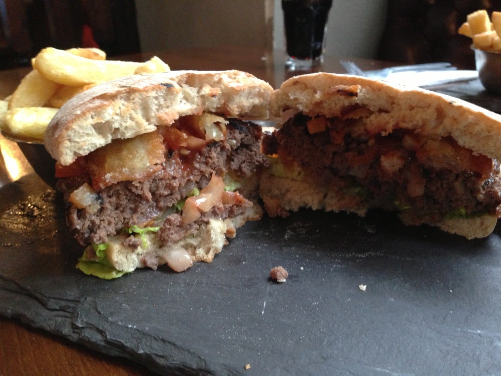 Inside the MacSorley's Burger