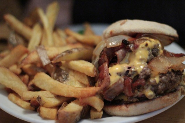 Da Birdhouse Burger. A monster.