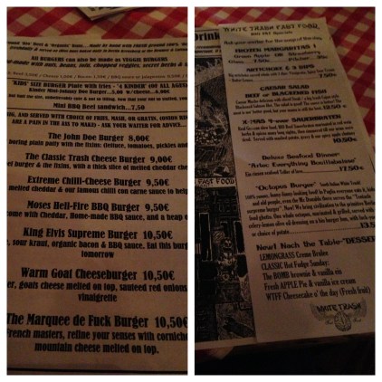 The Menu (click to enlarge)