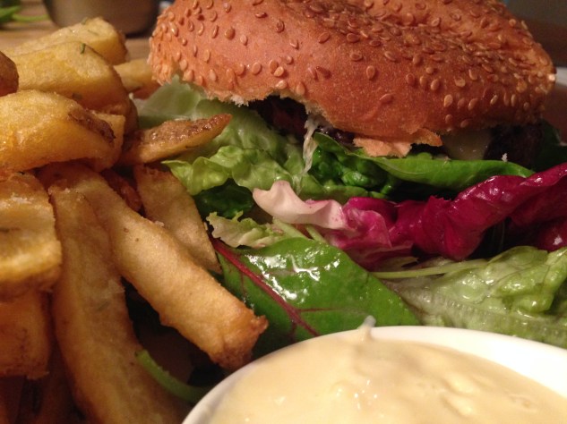 The Classic Burger...up close.