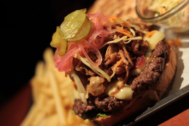 Porky's Revenge is a BIG burger.