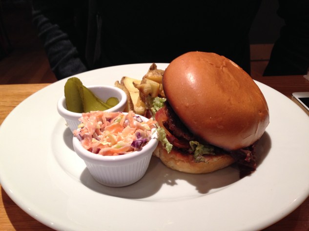 The Pork & Bucky Burger