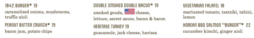 The burger menu...
