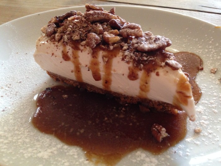 The cheesecake was fantastic!