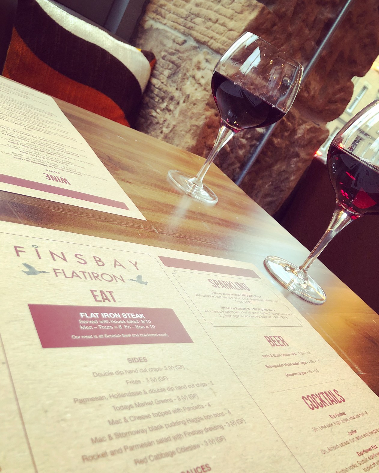 THE STEAK DIARIES Flat Iron Steak Finsbay Flatiron, Glasgow James